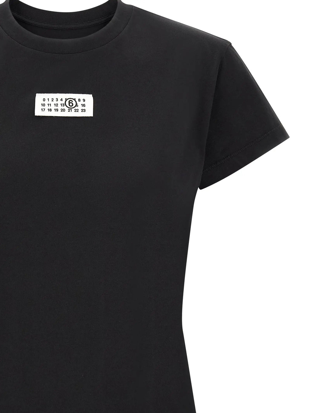 MM6 Maison Margiela Black Cotton T-Shirt