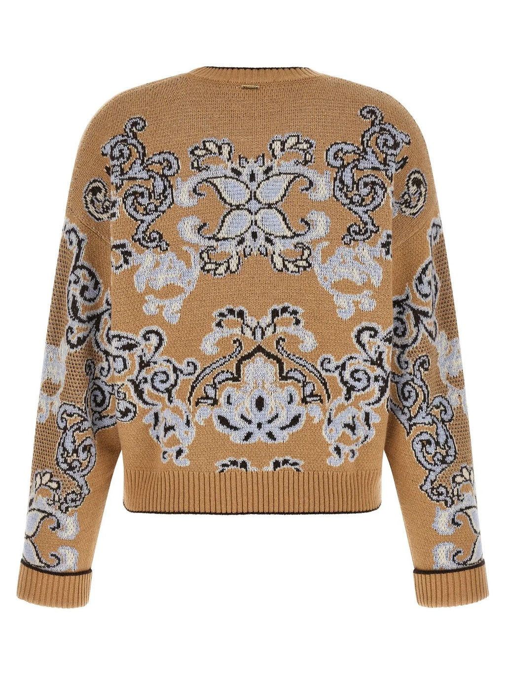 Twinset Brown Wool Cardigan