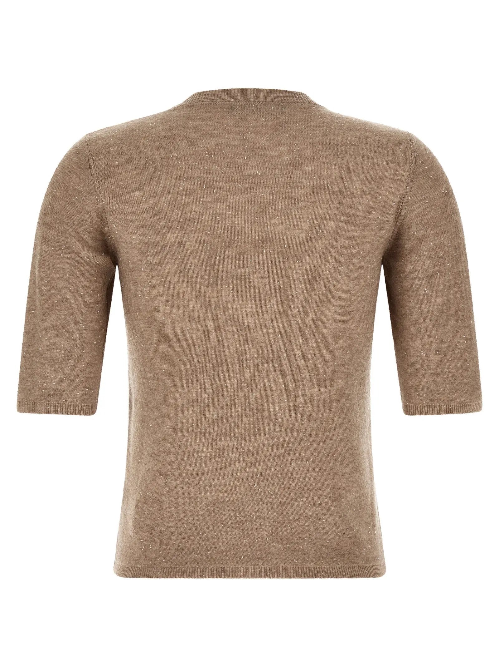 Fabiana Filippi Beige Wool T-Shirt