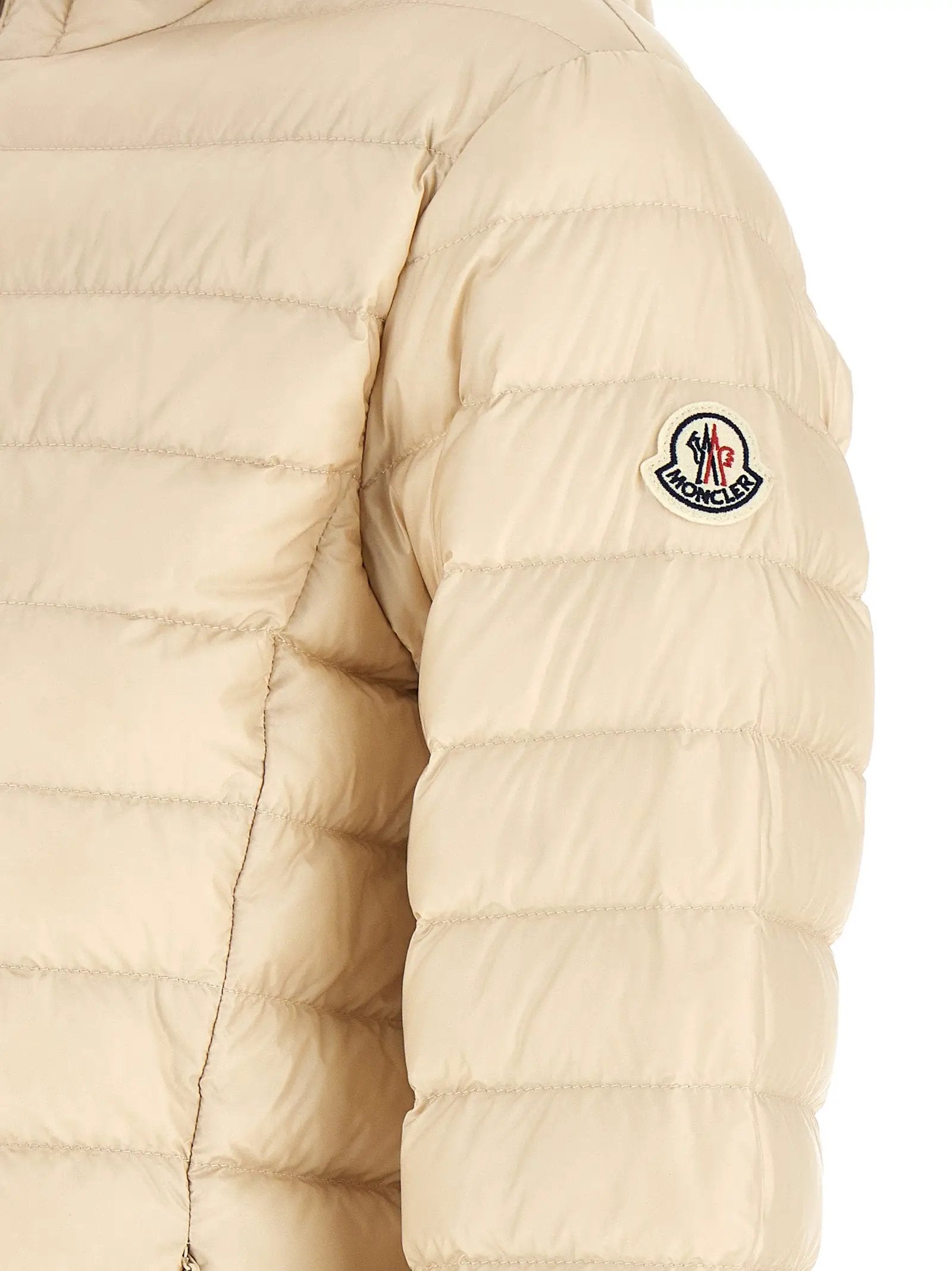 Moncler Beige Polyamide Full-Length Jacket