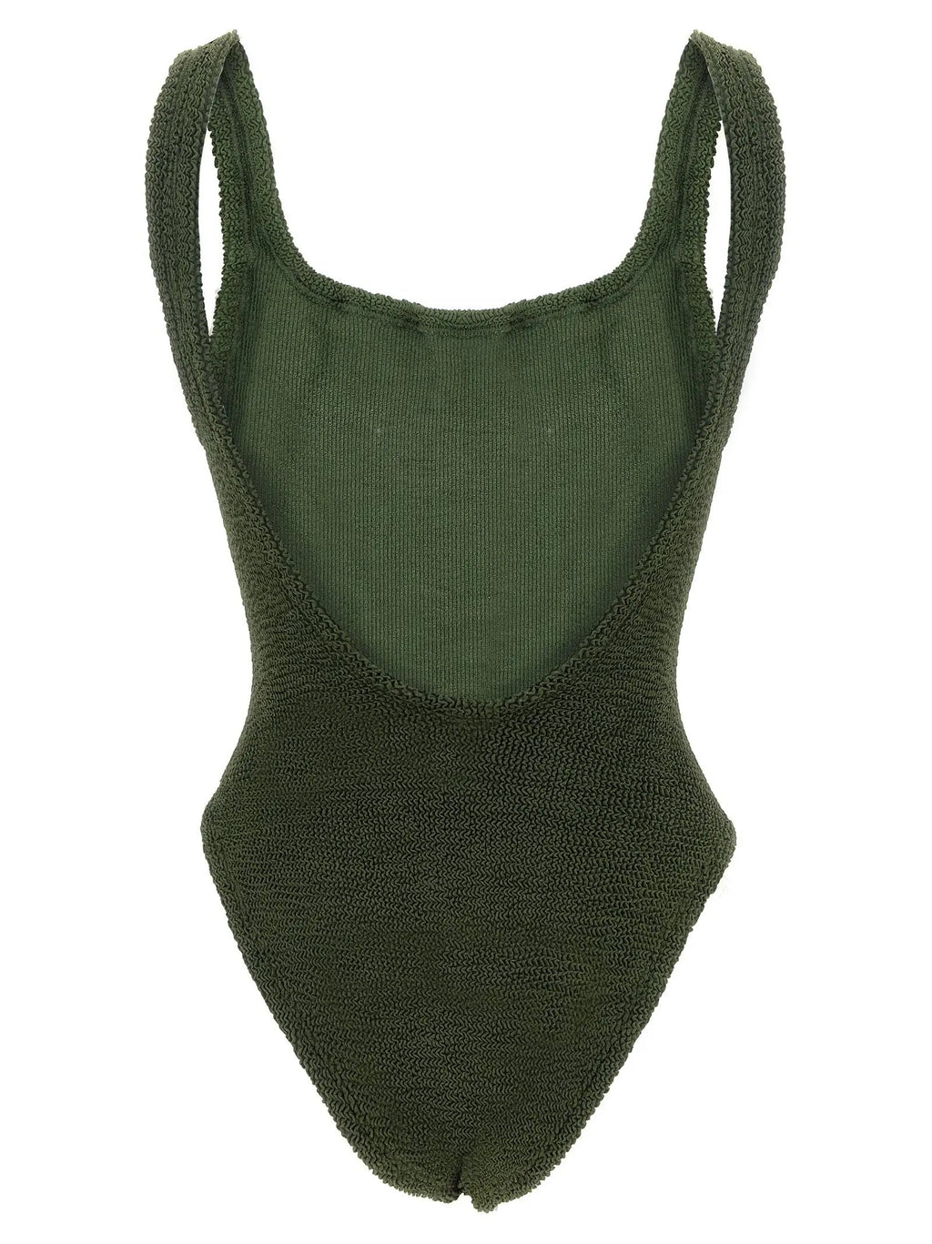 Hunza G Bicolor Polyamide One-Piece Swimsuit