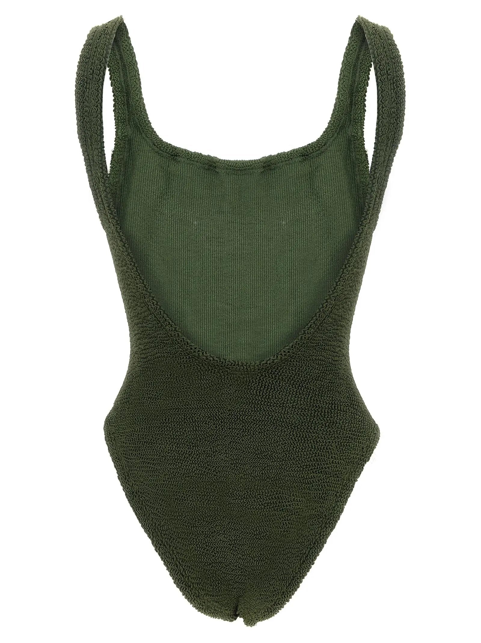 Hunza G Bicolor Polyamide One-Piece Swimsuit