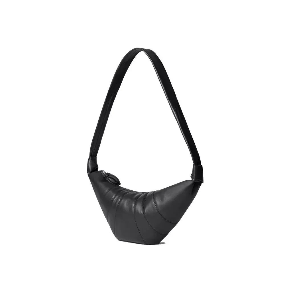 Lemaire Black Lamb Leather Shoulder Bag