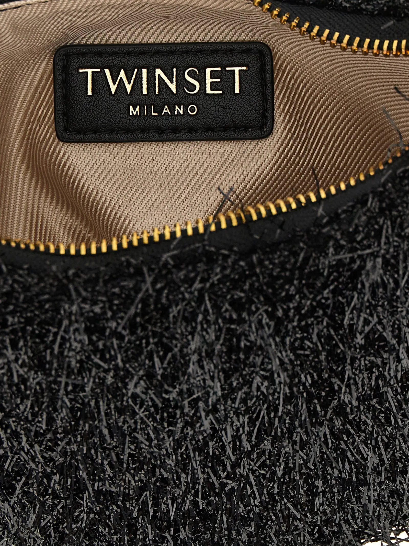 Sac à main Twinset en polyester noir