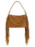 Sac bandoulière Twinset en cuir marron
