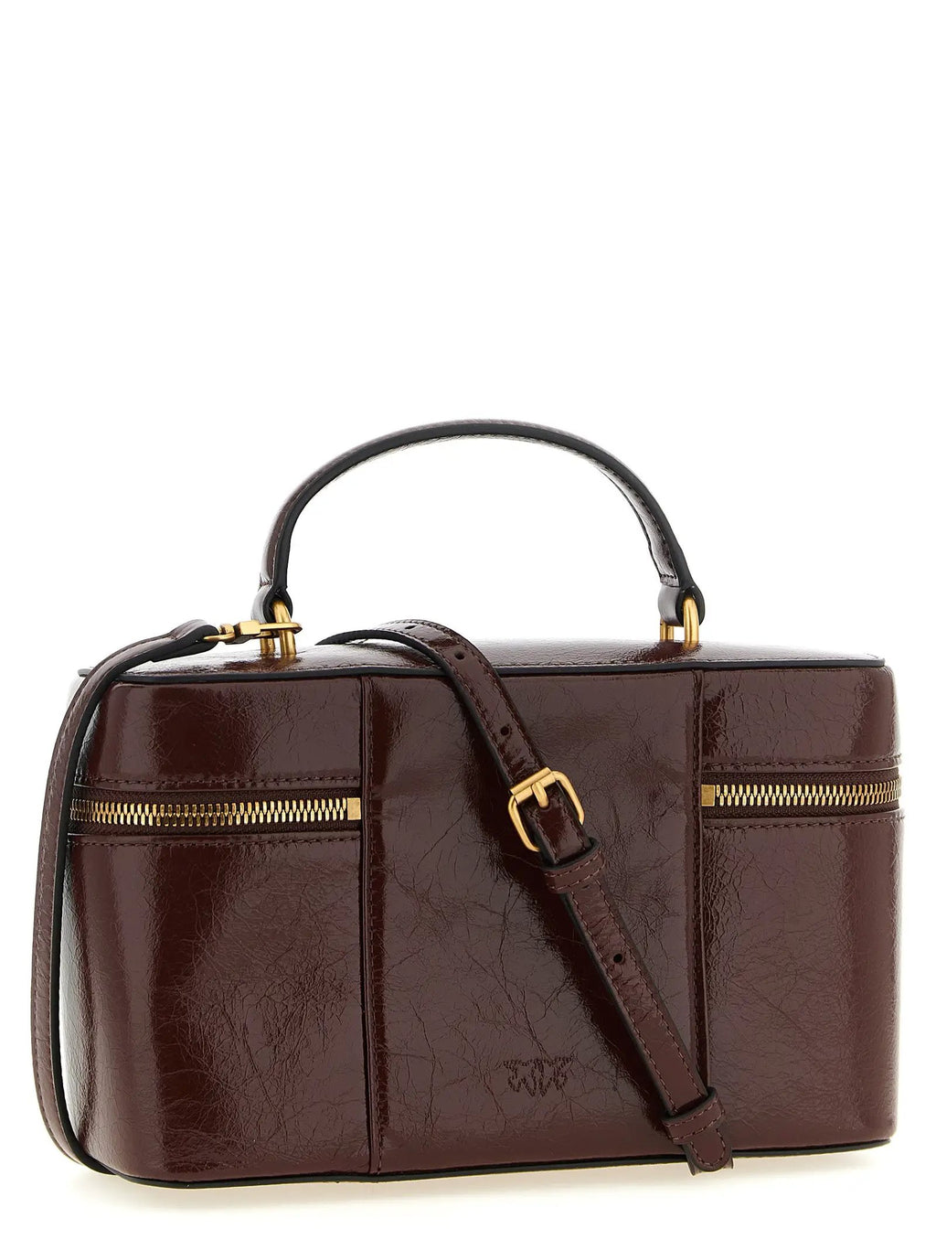 Sac à main PINKO en cuir de veau marron
