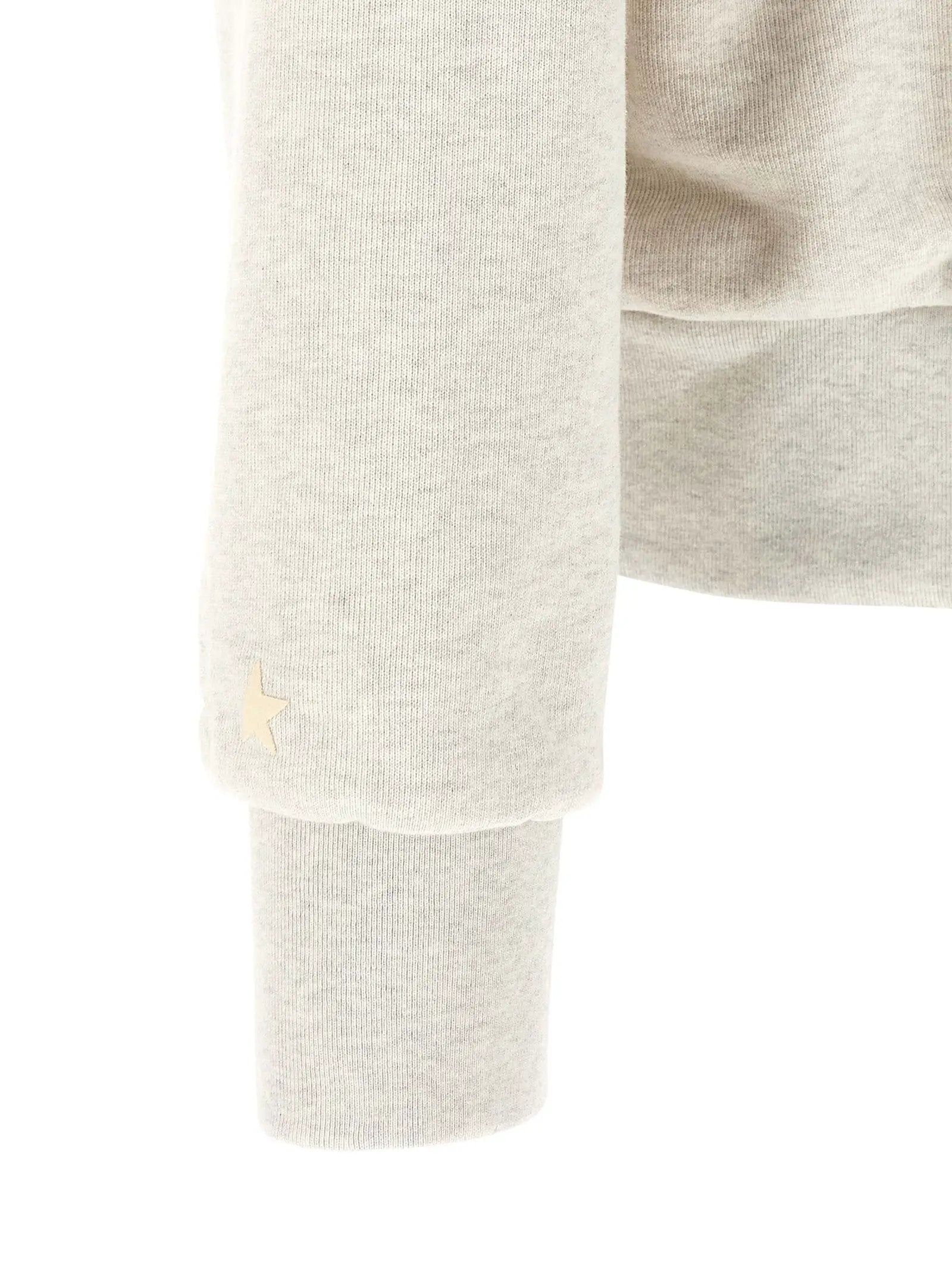 Sweat-shirt en coton gris Golden Goose