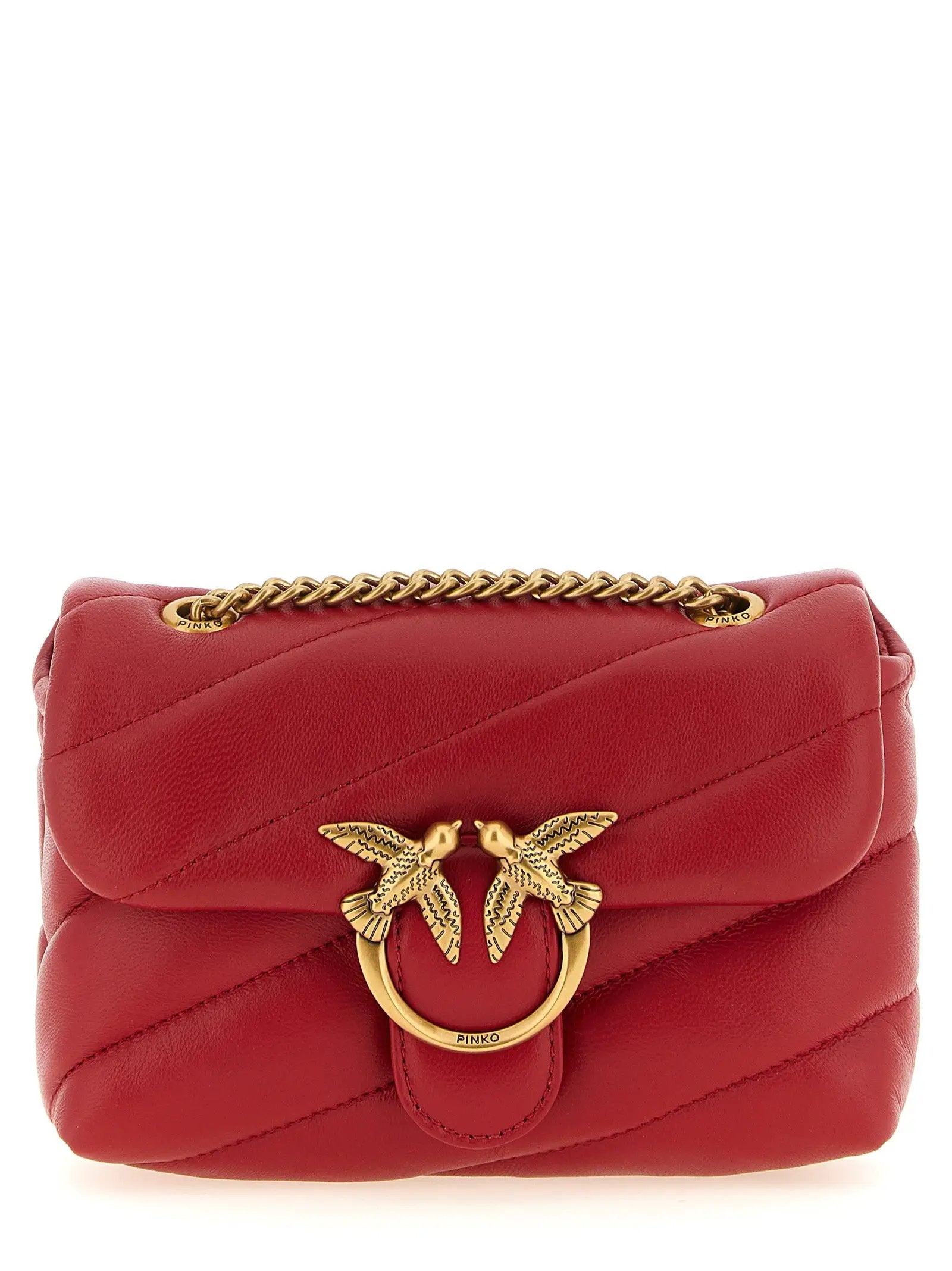 Sac bandoulière PINKO en cuir d'agneau multicolore