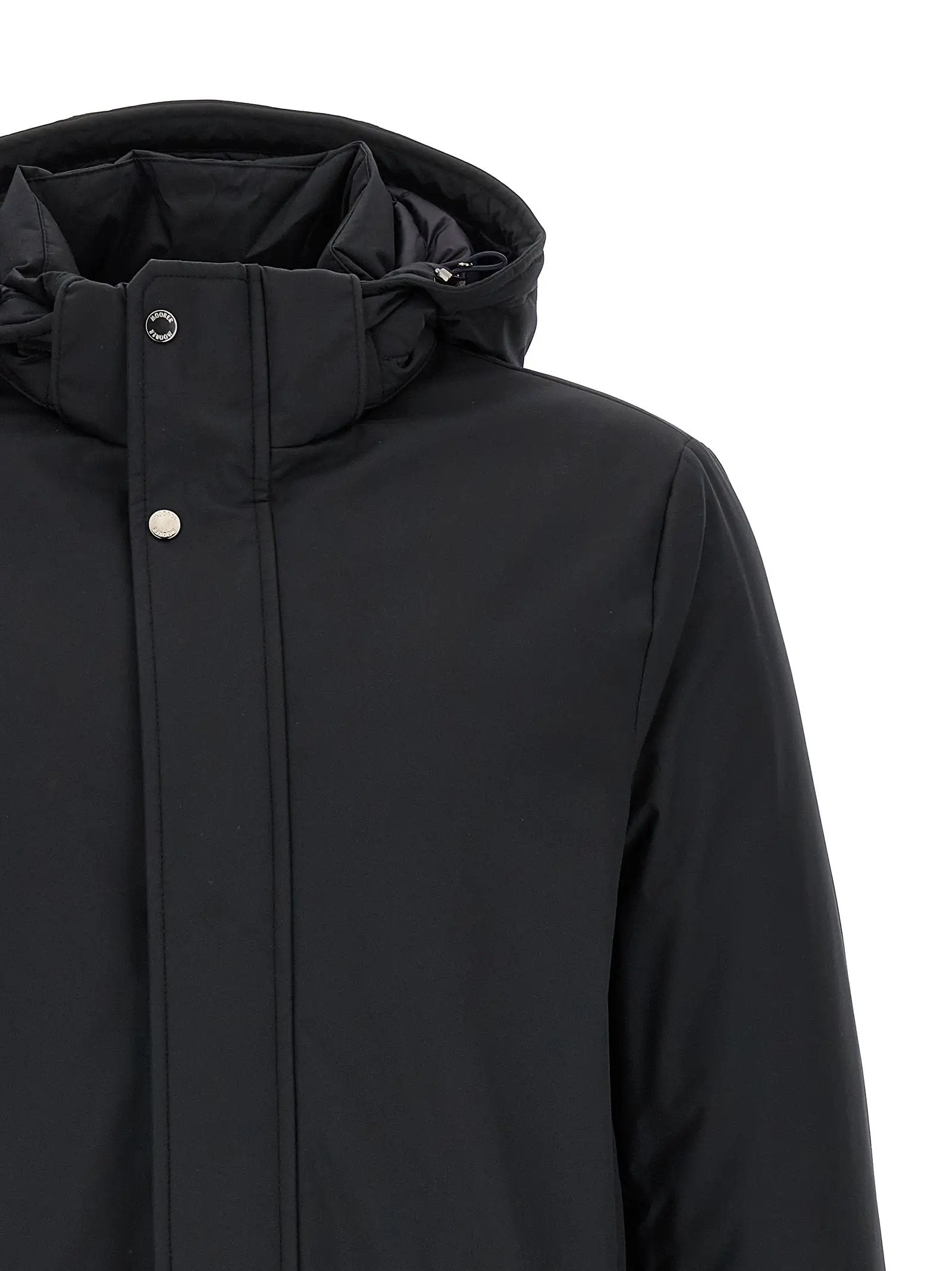 Parka MooRER en laine bleue