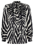 Dolce & Gabbana Bicolor Silk Blouse
