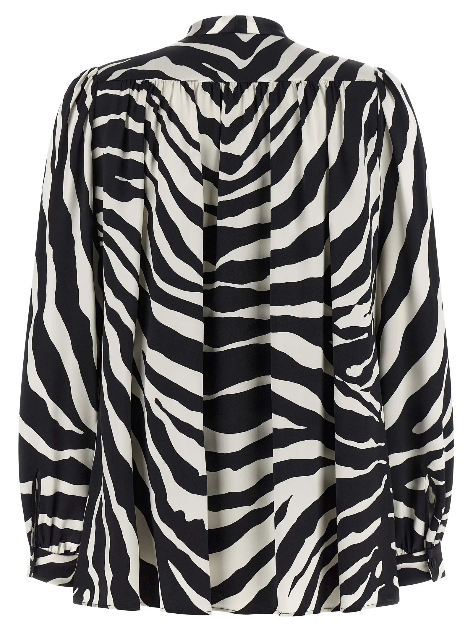 Dolce & Gabbana Bicolor Silk Blouse