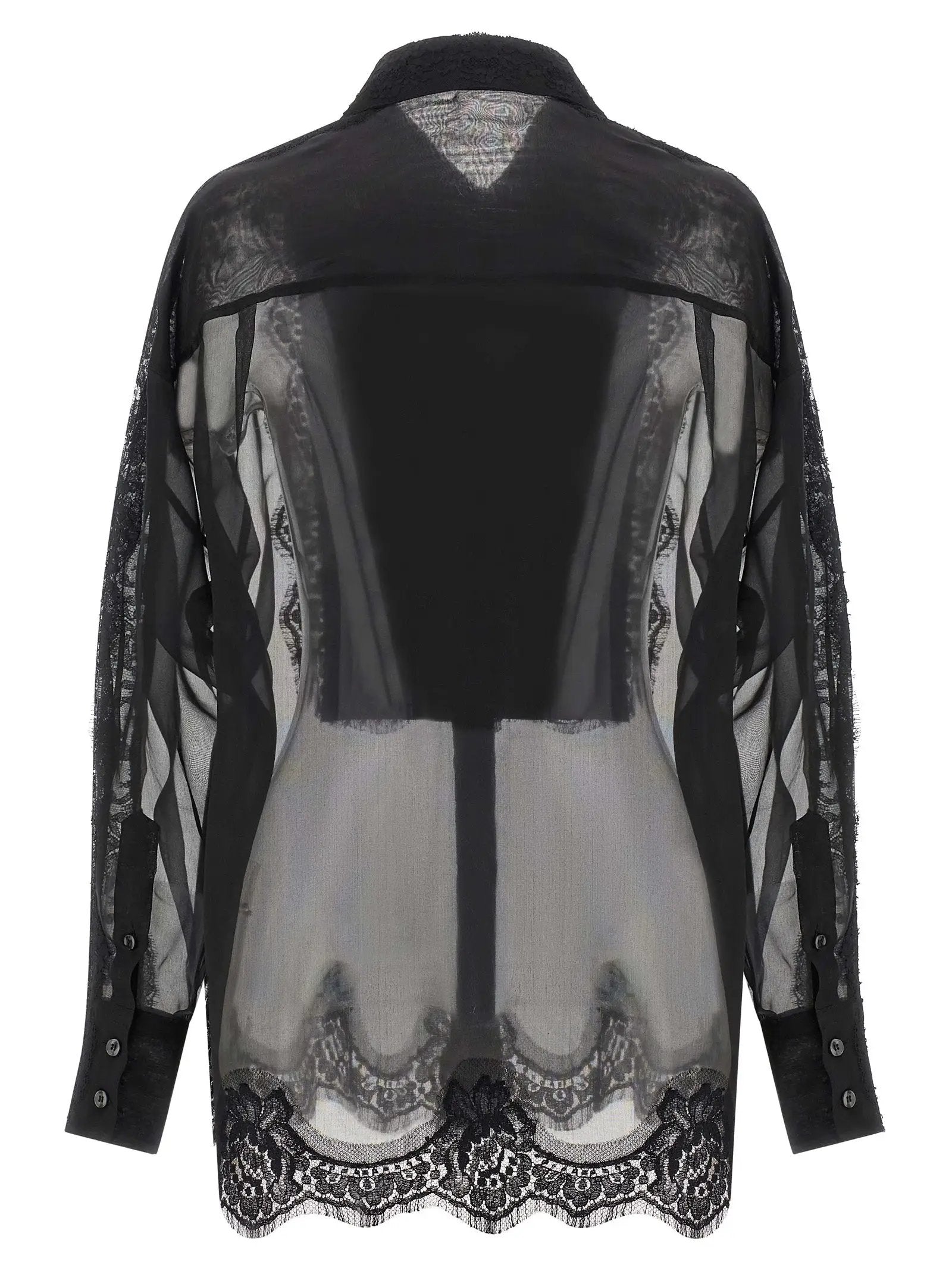 Dolce & Gabbana Black Silk Blouse