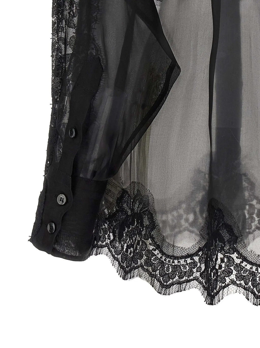 Dolce & Gabbana Black Silk Blouse