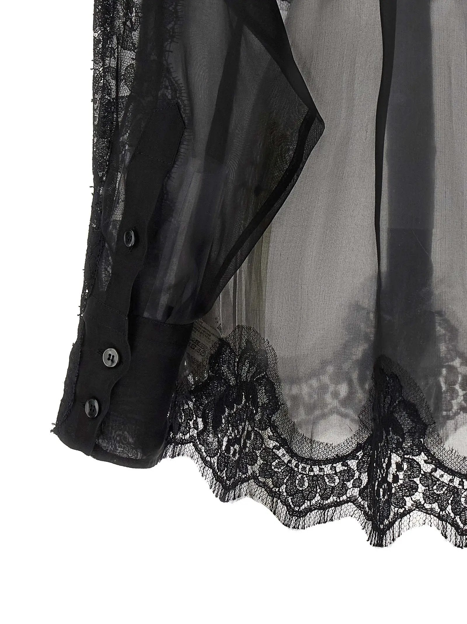 Dolce & Gabbana Black Silk Blouse