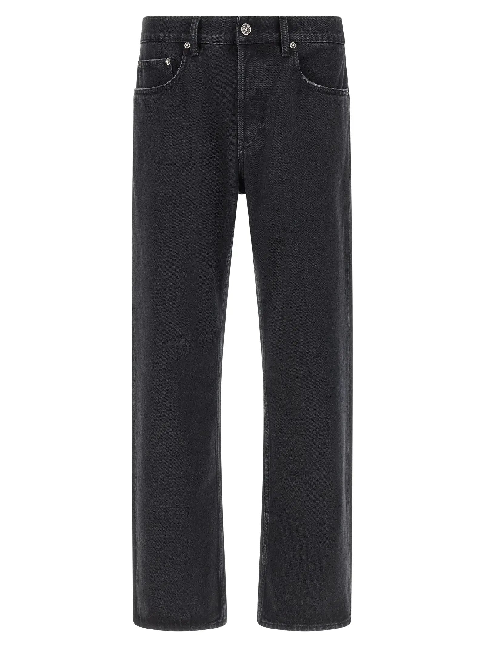 Golden Goose Black Cotton Straight-Leg Jeans