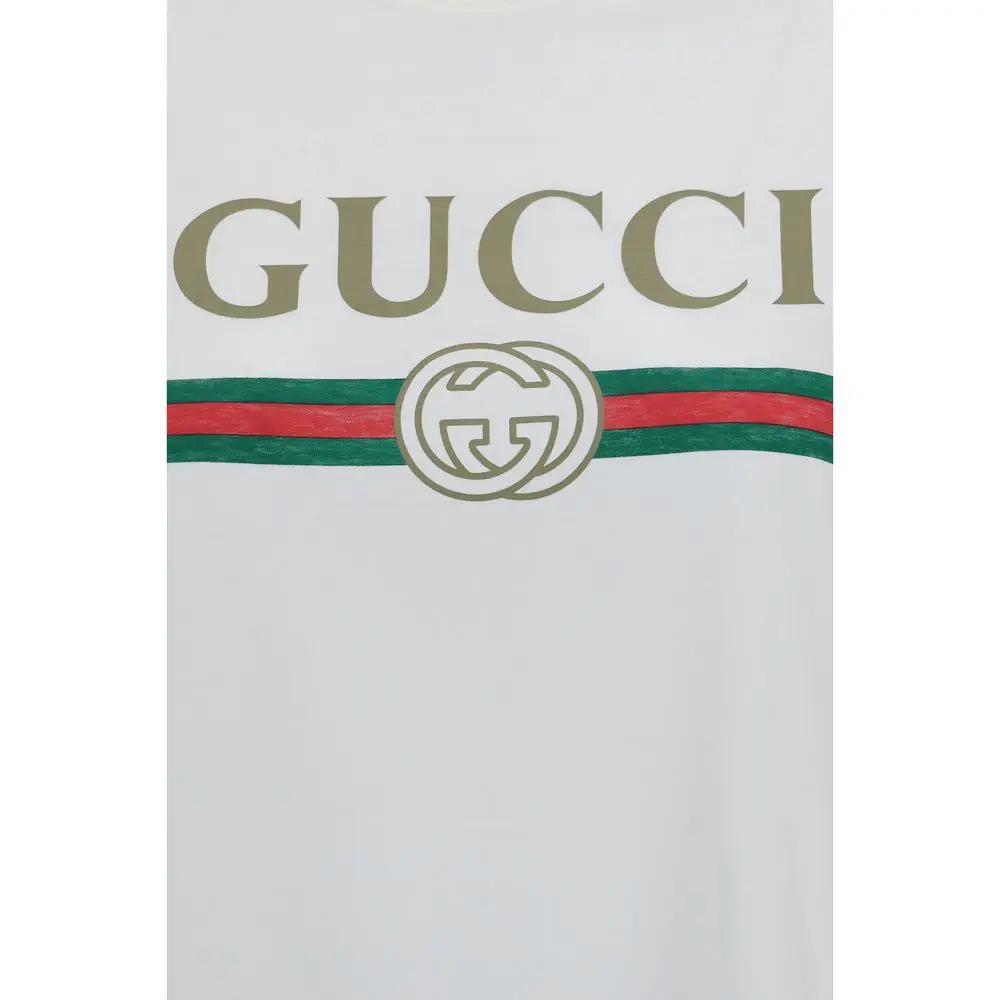 T-shirt Gucci en coton blanc