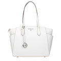 Sac bandoulière en cuir blanc Michael Kors
