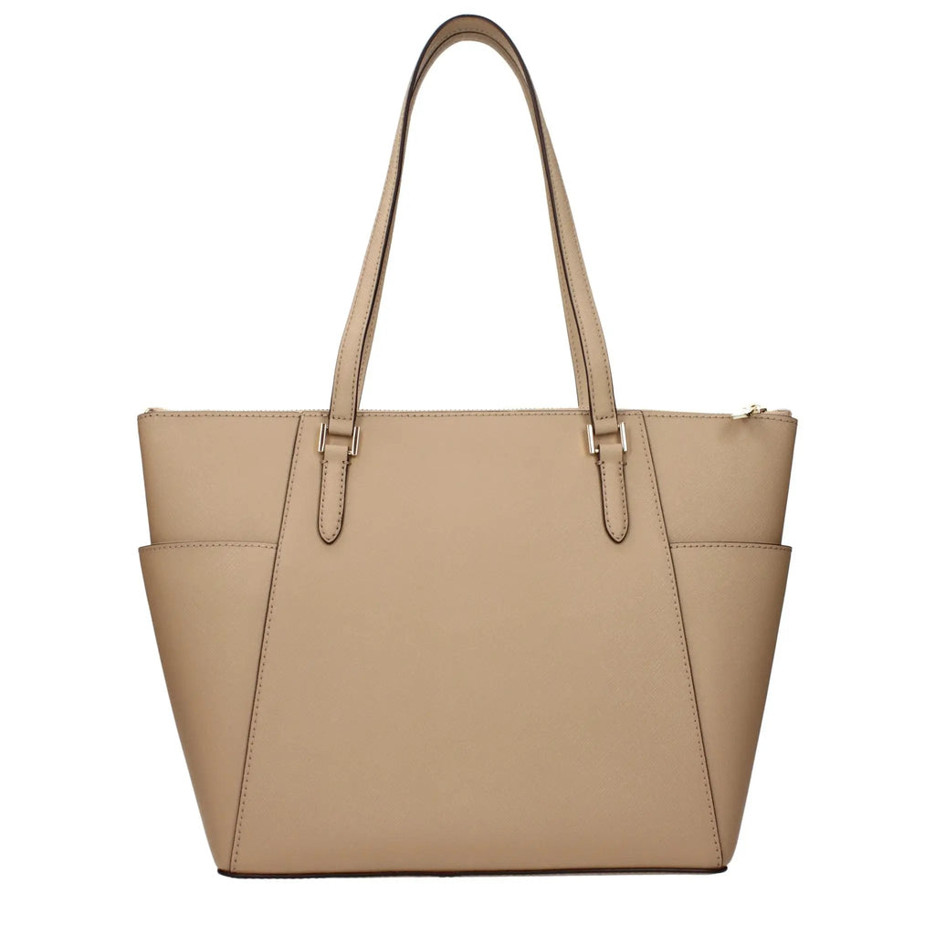 Michael Kors Beige Leather Shoulder Bag