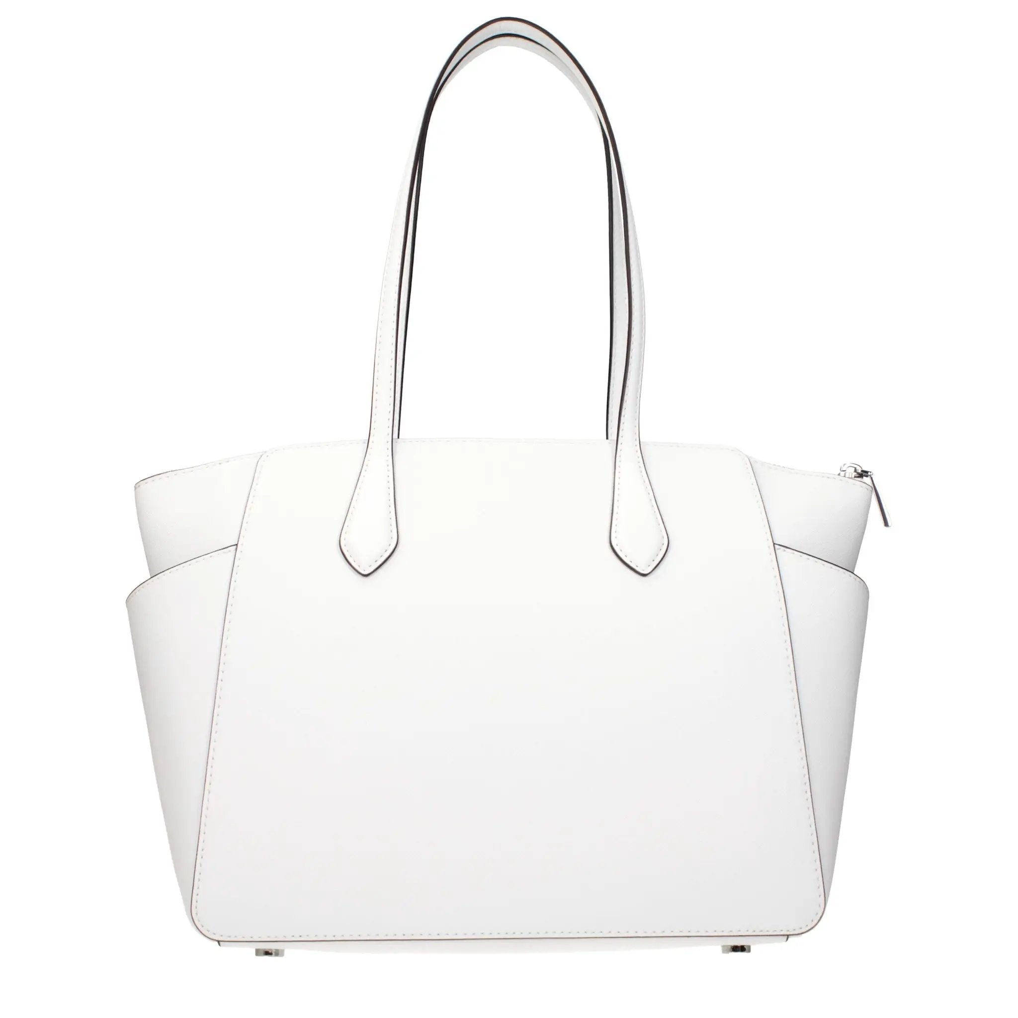 Sac bandoulière en cuir blanc Michael Kors