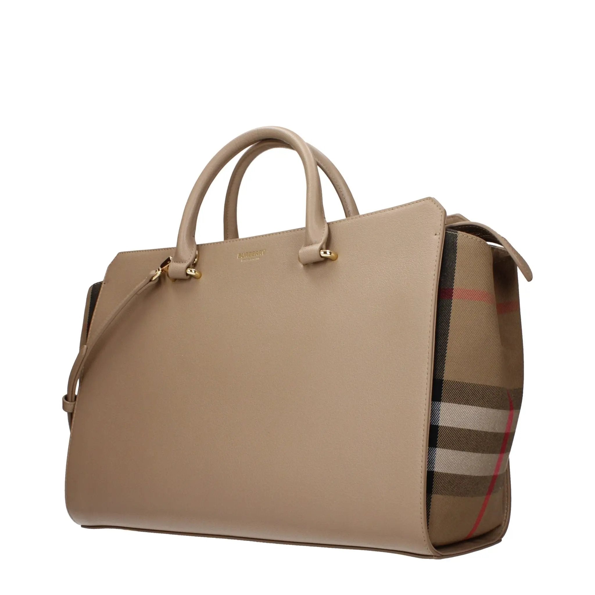 Sac à main Burberry en cuir beige