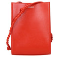 Jil Sander Red Leather Crossbody Bag