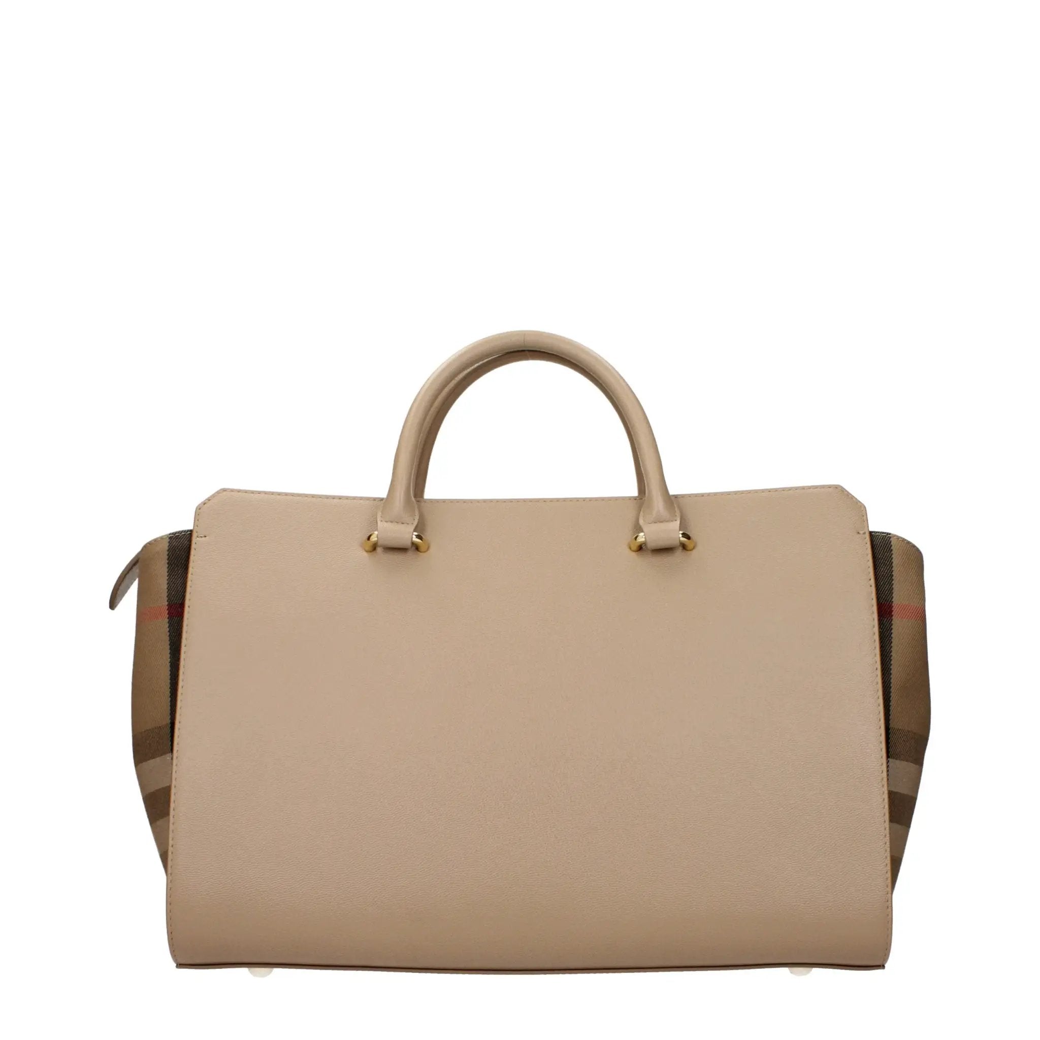 Sac à main Burberry en cuir beige