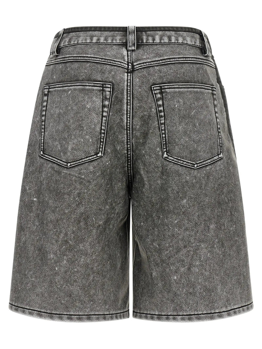 Diesel Gray Polyethylene Bermuda Shorts