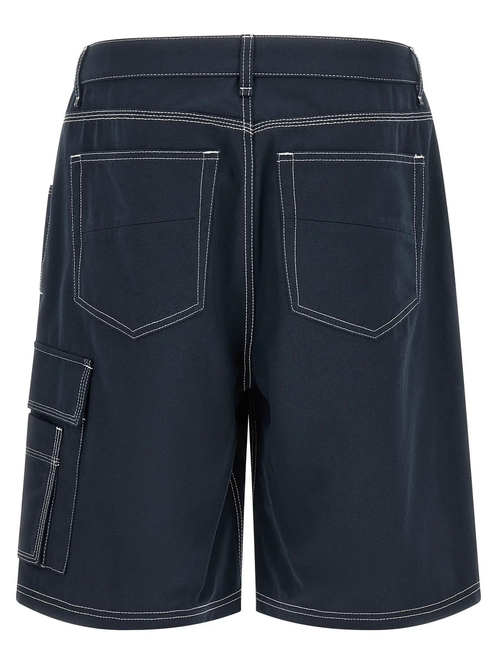 Short bermuda en coton bleu Fendi
