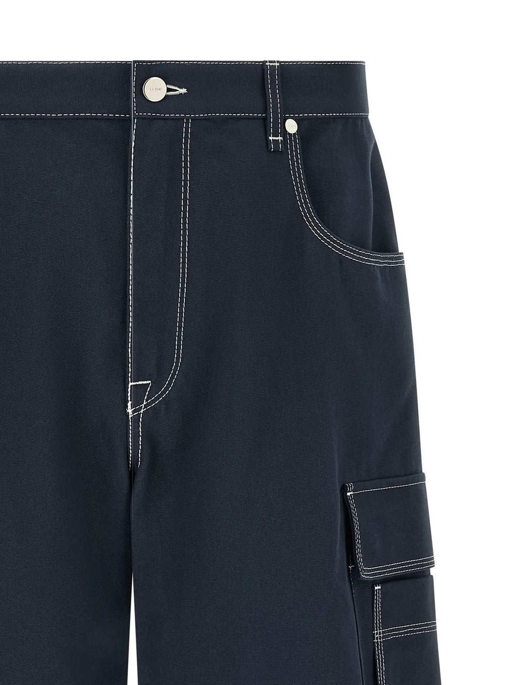 Short bermuda en coton bleu Fendi