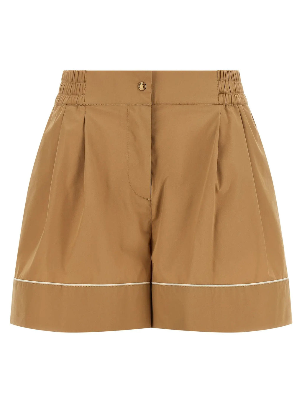 Moncler Beige Nylon Bermuda Shorts