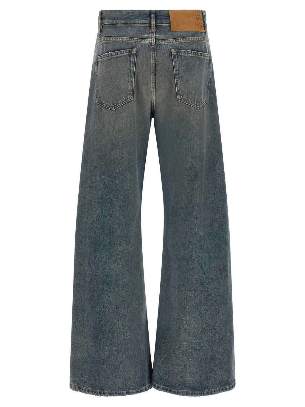 MM6 Maison Margiela Blue Cotton Jeans Denim