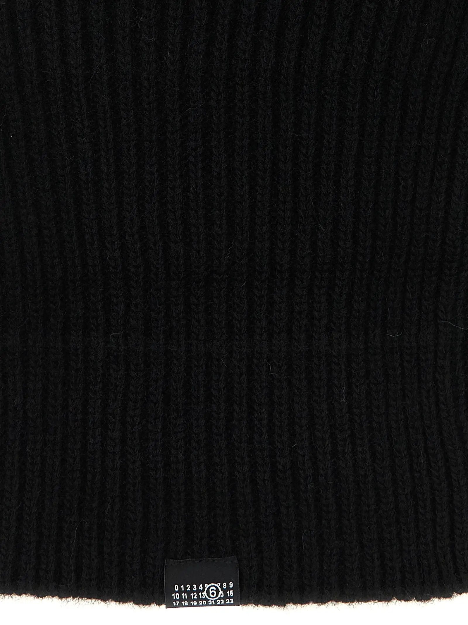 MM6 Maison Margiela Chapeau en Laine Noir
