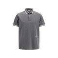 Polo Moncler en coton gris