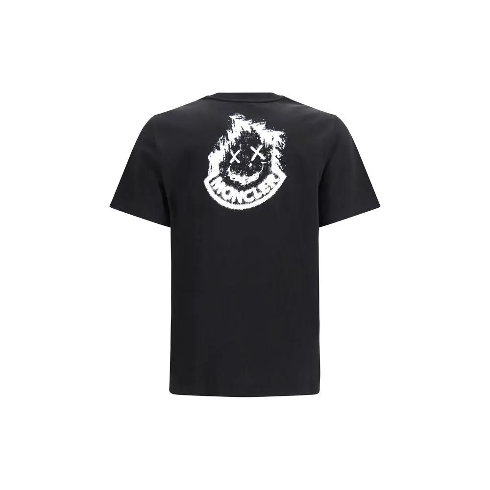 Moncler Black Cotton T-Shirt