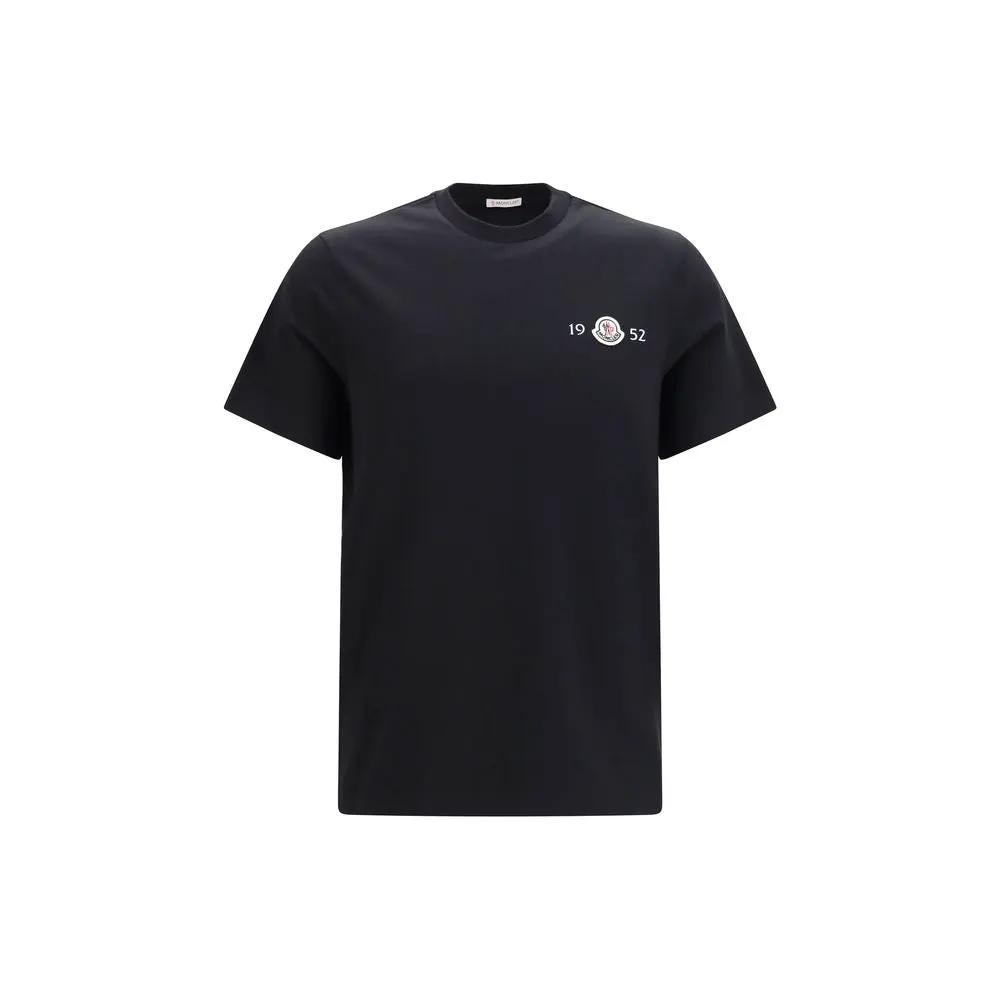 Moncler Black Cotton T-Shirt
