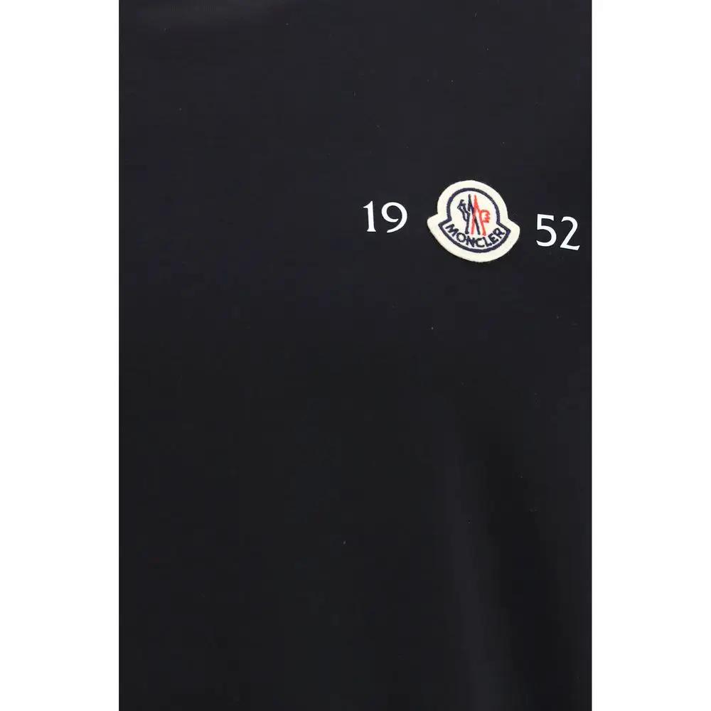 Moncler Black Cotton T-Shirt