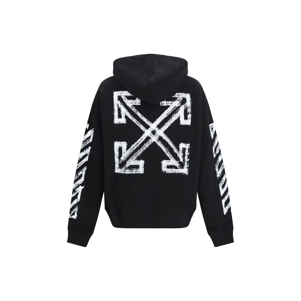 Sweat-shirt Off-White en coton noir