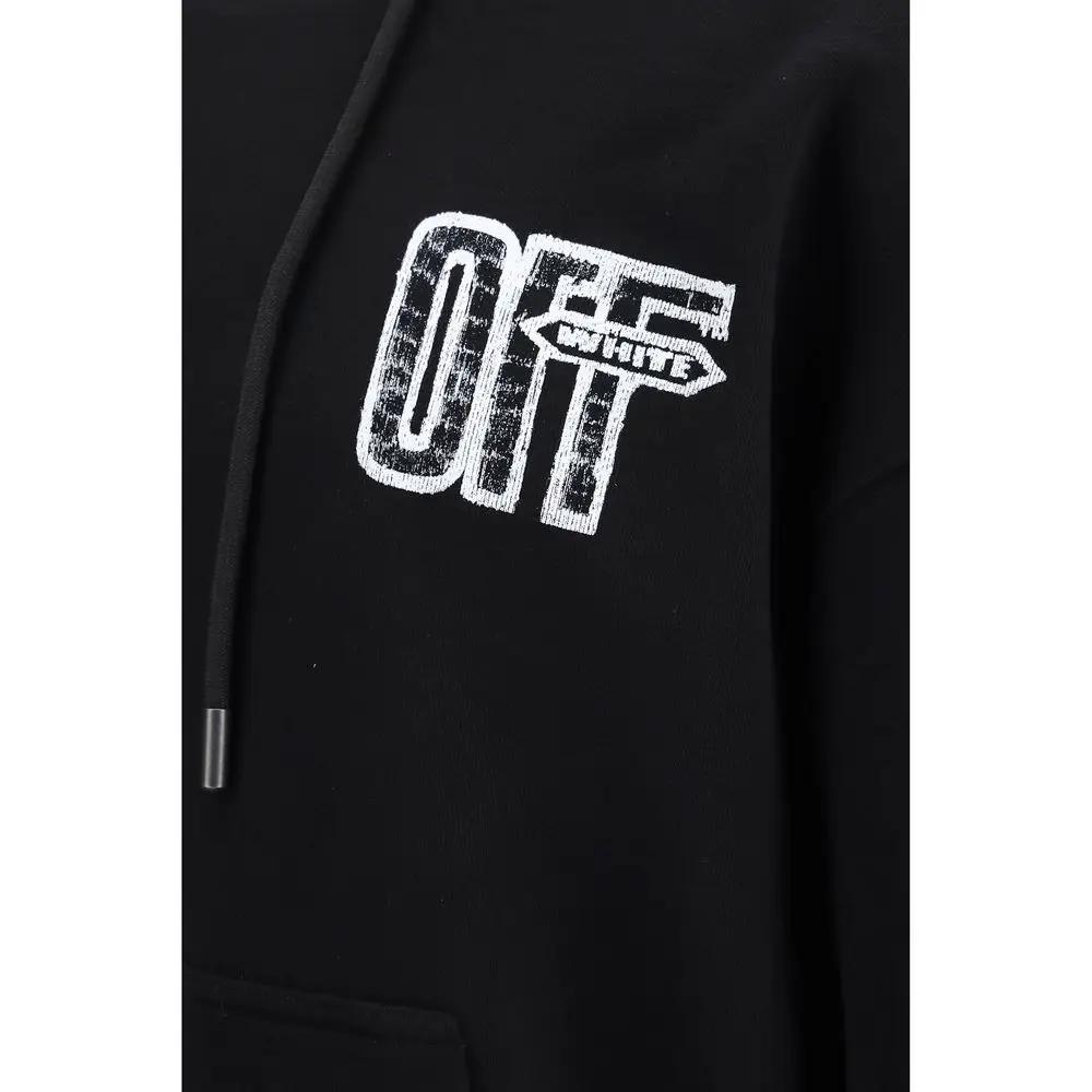 Sweat-shirt Off-White en coton noir