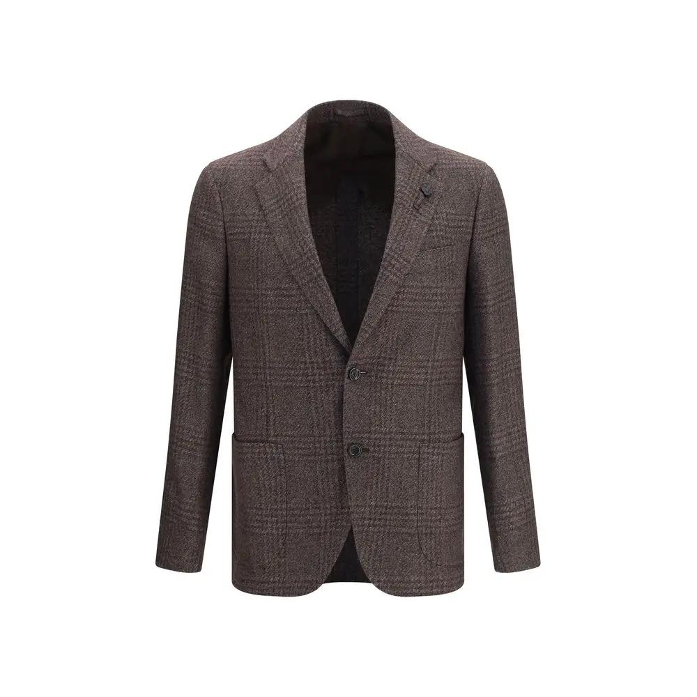 Blazer Lardini Oves Aries en laine marron