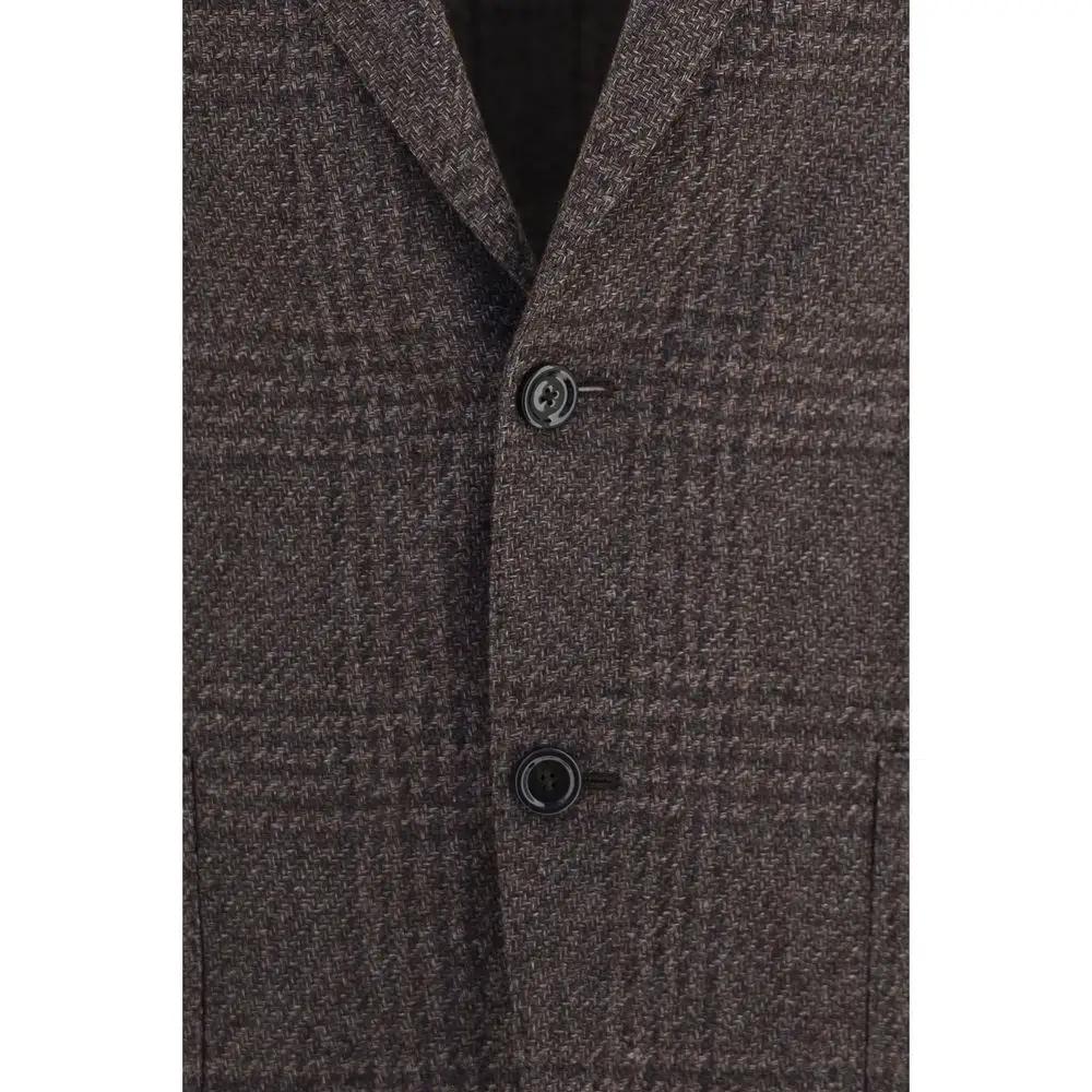 Blazer Lardini Oves Aries en laine marron