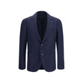 Veste Lardini en laine bleu Oves Aries