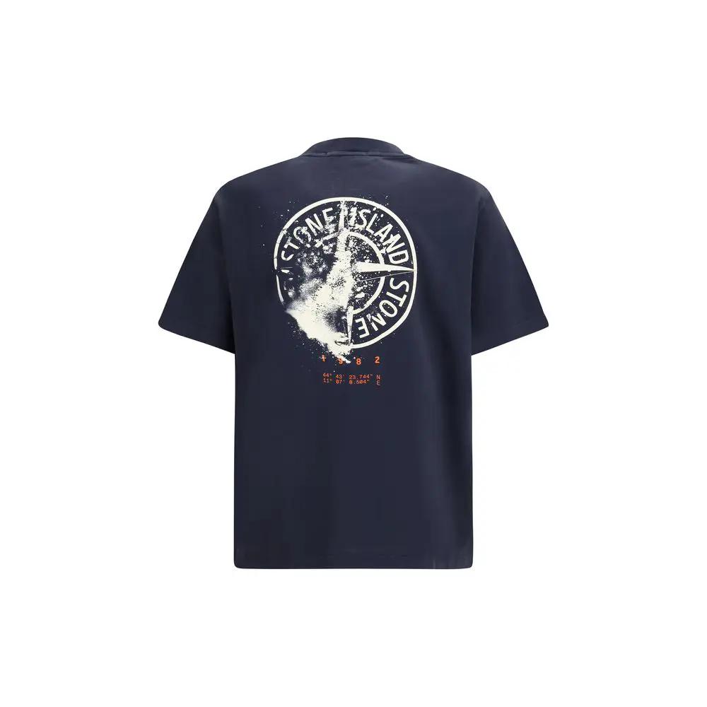 Vêtements de sport en coton bleu Stone Island