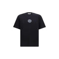 T-shirt noir en coton Stone Island