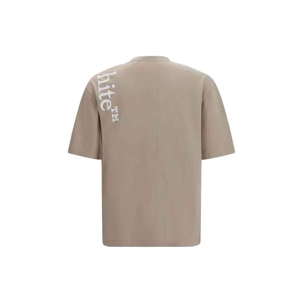 T-shirt en coton beige Off-White