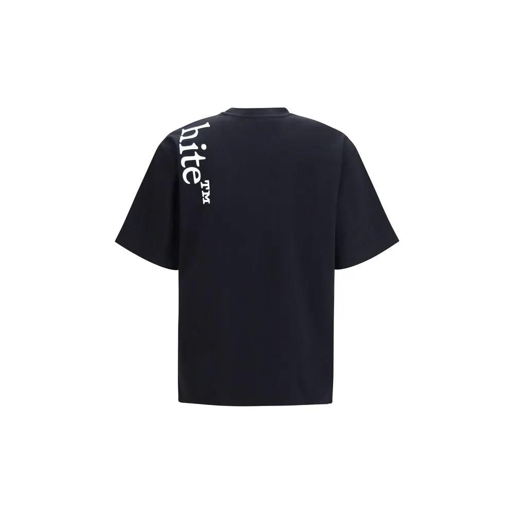 T-shirt Off-White en coton noir