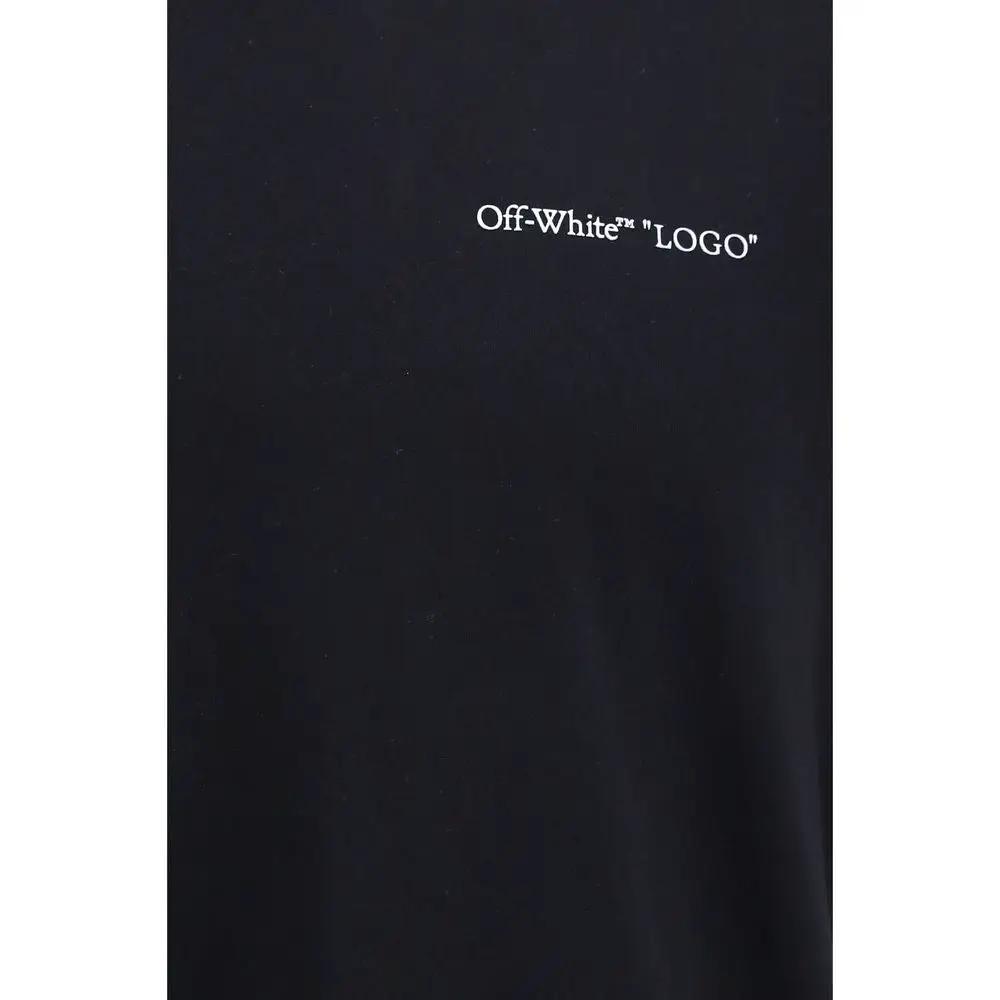T-shirt Off-White en coton noir