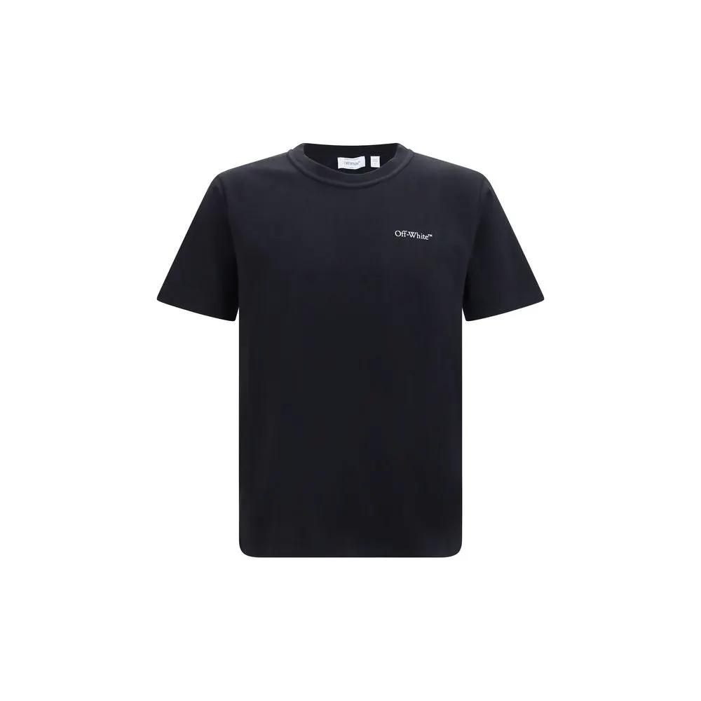 T-shirt Off-White en coton noir