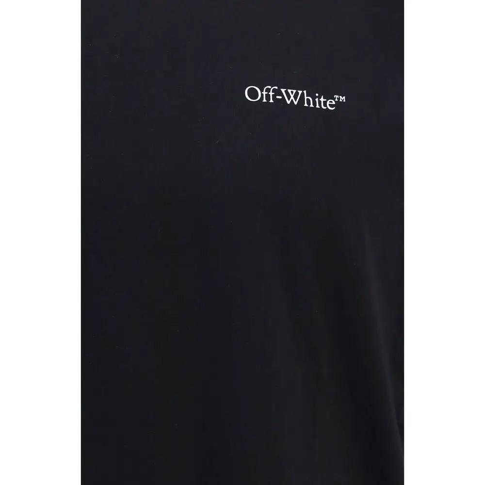 T-shirt Off-White en coton noir