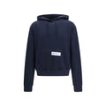 Sweat-shirt en coton bleu Maison Margiela