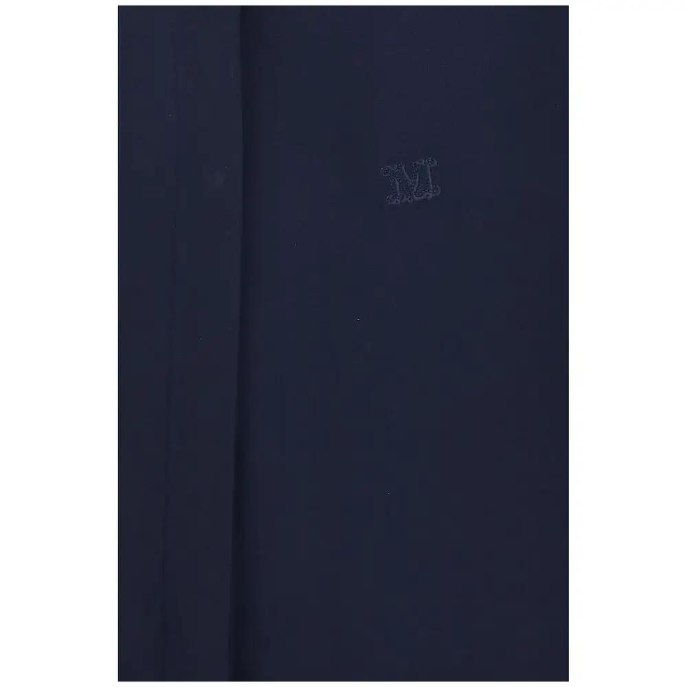 Chemise en soie bleue Max Mara
